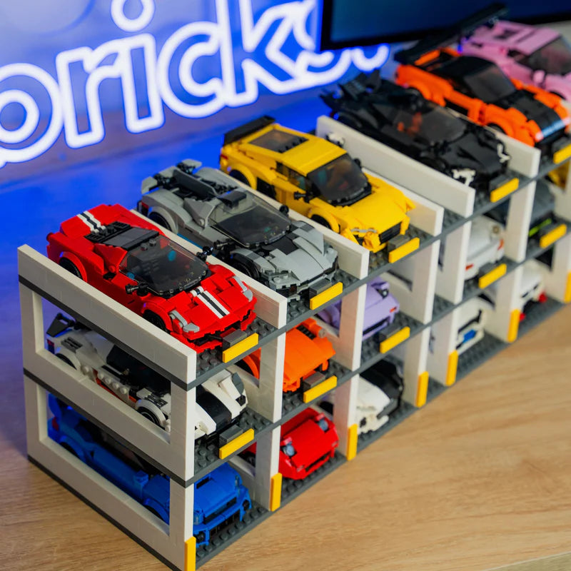 Minibrickz® Kolekcionierių ekspozicija 18 automobiliams