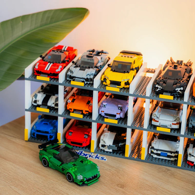 Minibrickz® Kolekcionierių ekspozicija 18 automobiliams