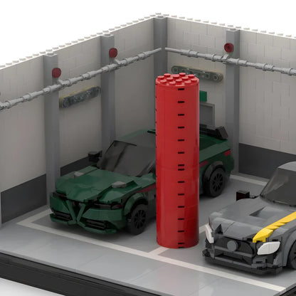 Minibrickz® Privatūs parkavimo ekspozicija